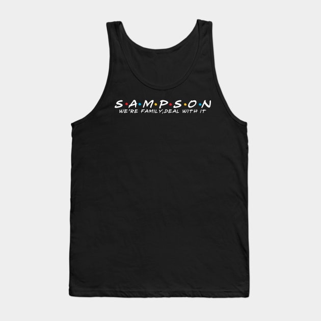 The Sampson Family Sampson Surname Sampson Last name Tank Top by TeeLogic